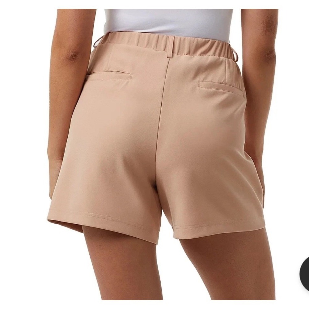 32 Degrees Cool Womens‎ Pull On Shorts Peach Orange Pleated Front XXL 1846732 - Picture 3 of 8